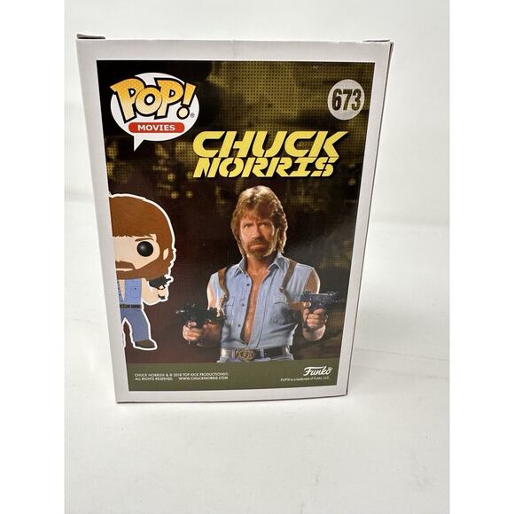 Funko Pop Movies Chuck Norris # 673 TARGET EXCLUSIVE READ - Picture 2 of 4